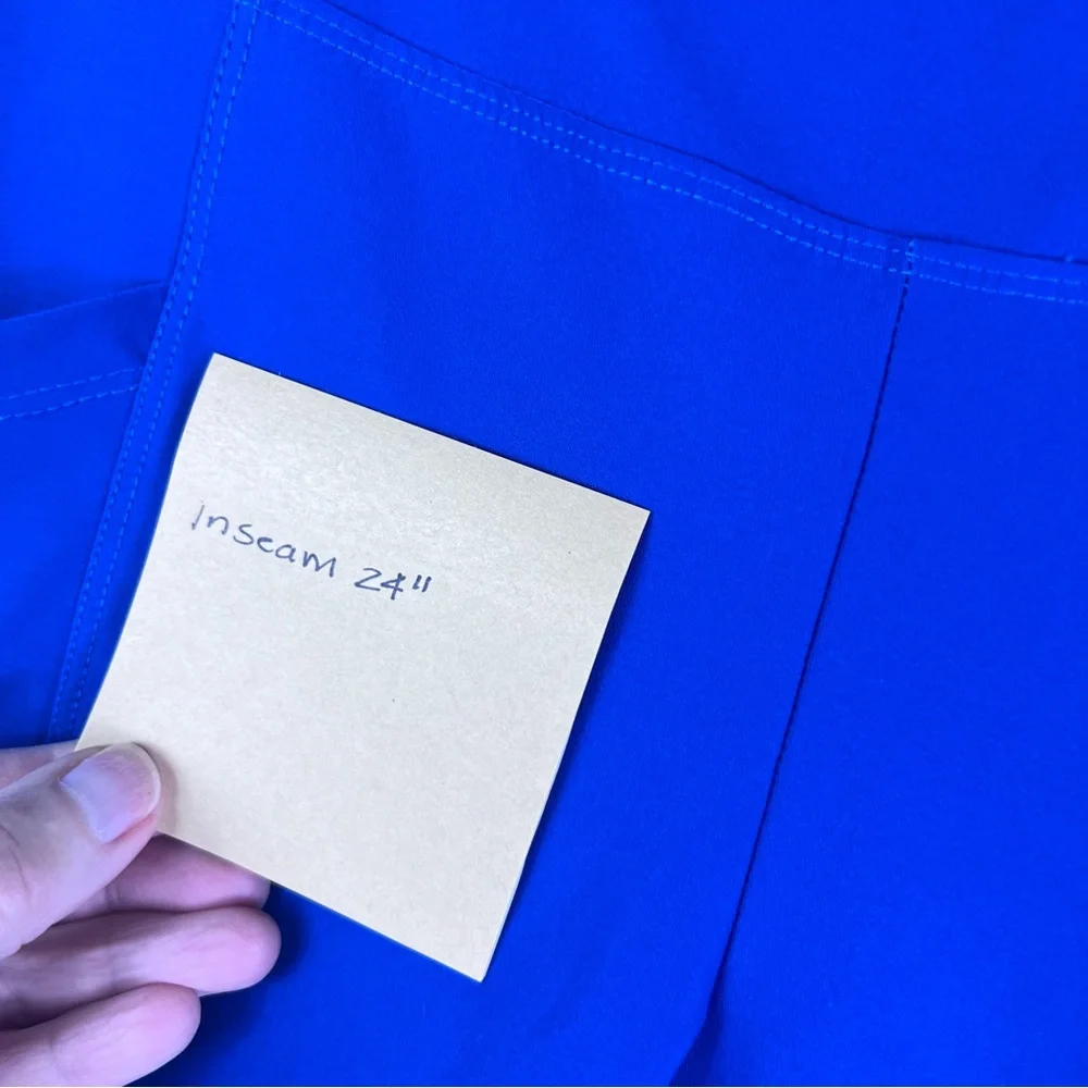 Women’s Marika Cobalt Blue Athletic Yoga Leggings with sporty pockets size small - Picture 5 of 5